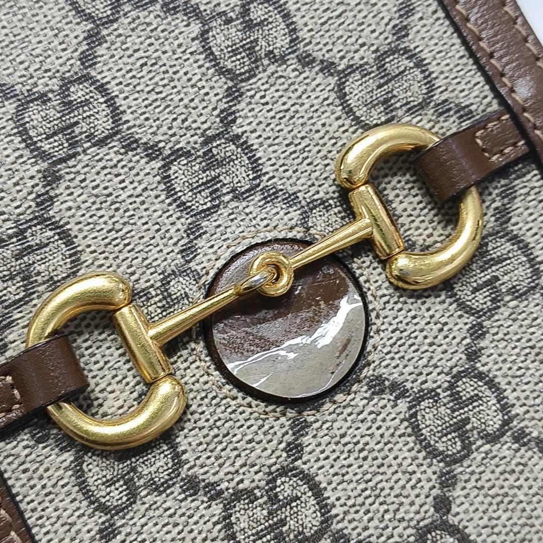 Horsebit 1955 Mini Coated Canvas Beige