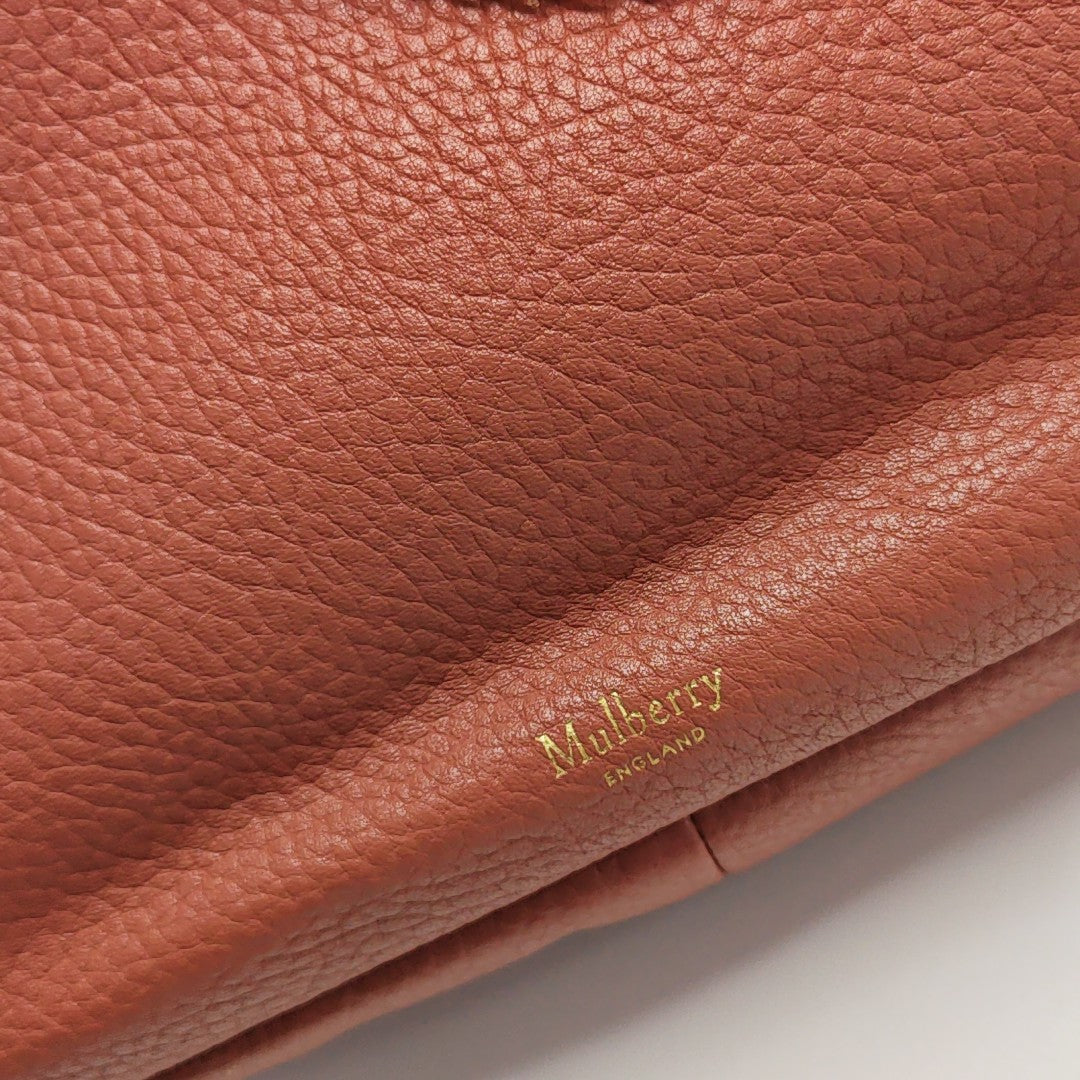 Calfskin Shoulder Bag Orange