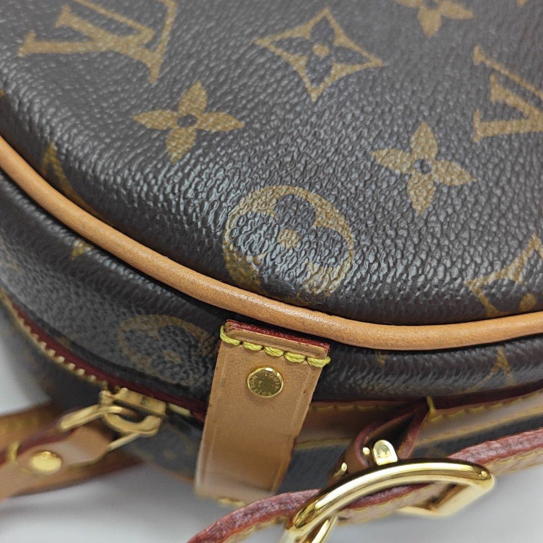 BOITE CHAPEAU PM Monogram Coated Canvas Brown
