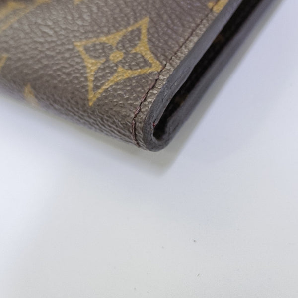 JOSÉPHINE Monogram Coated Canvas Brown Wallet