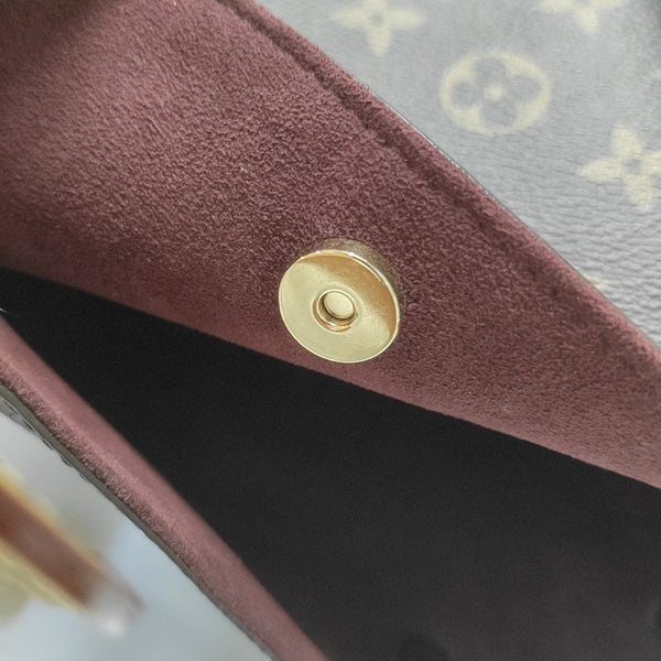 ALL IN BB Monogram Coated Canvas Brown