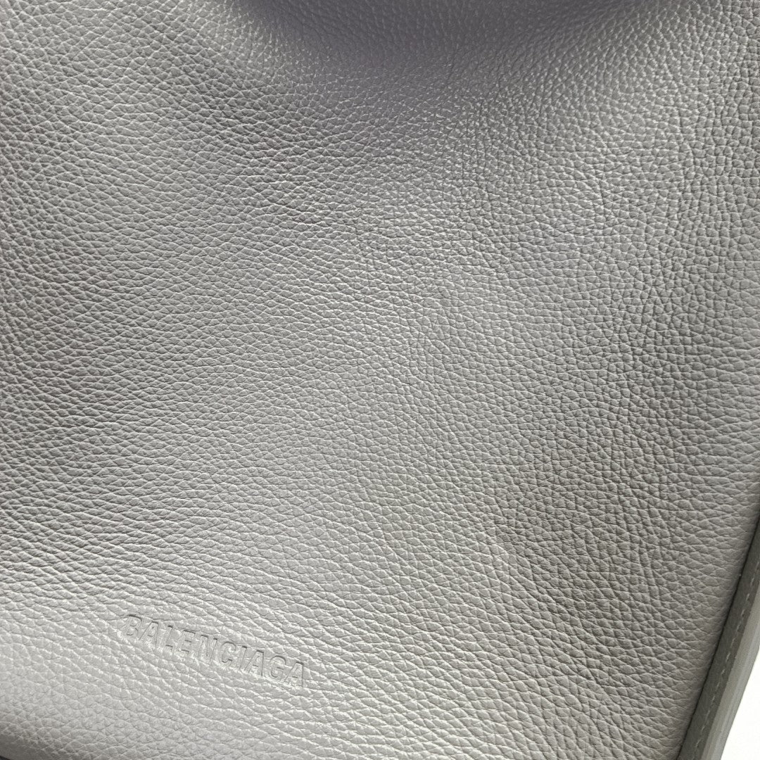 Calfskin Shoulder Bag Gray