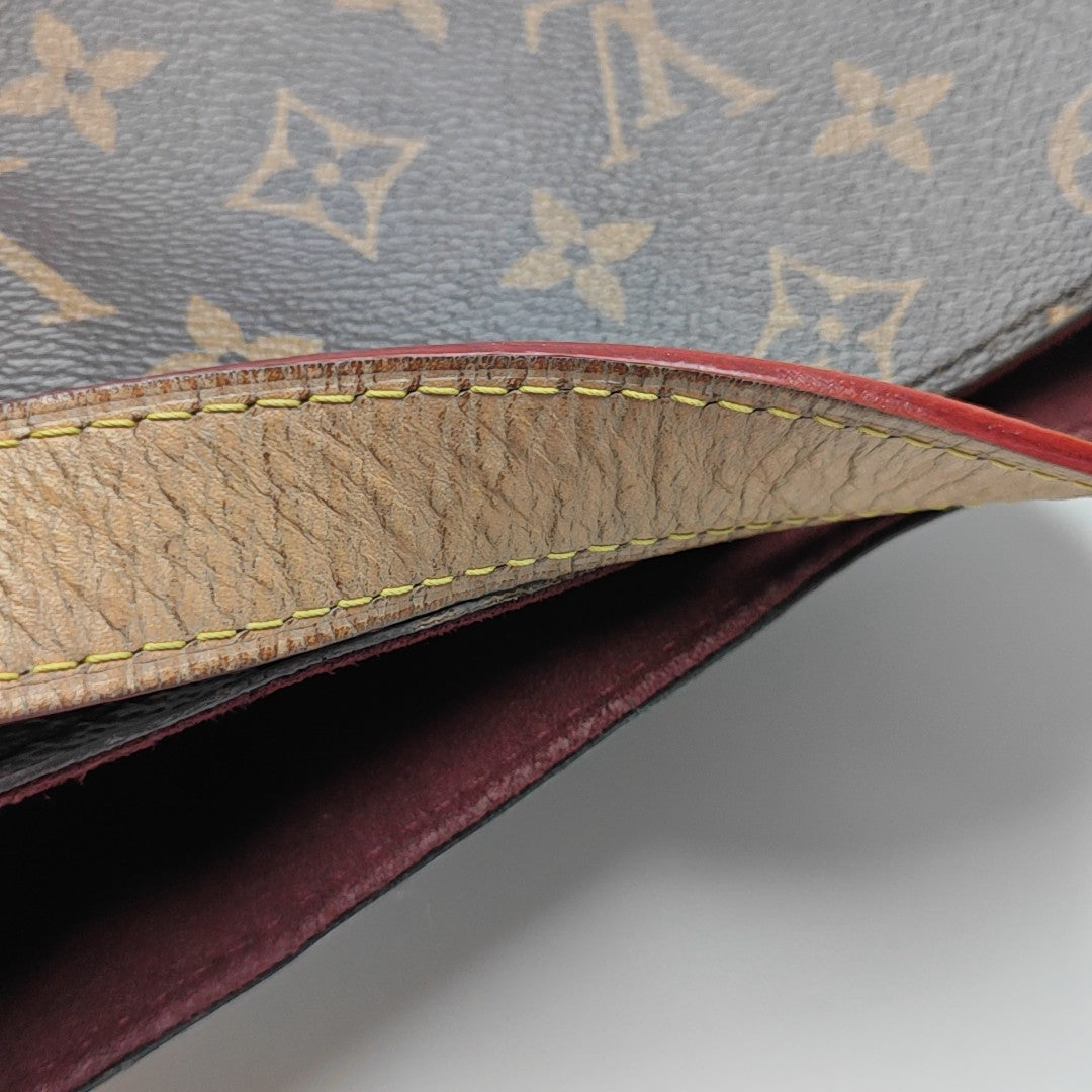 ALL IN BB Monogram Coated Canvas Brown