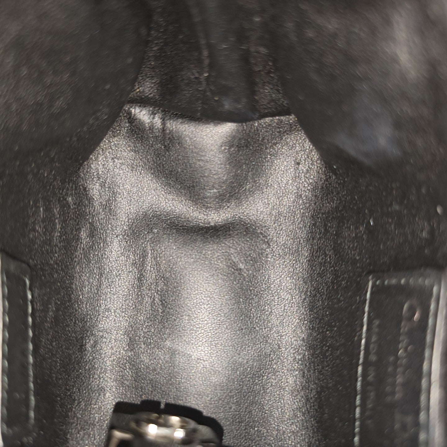 Diortravel Nomad Small Cannage Calfskin Black