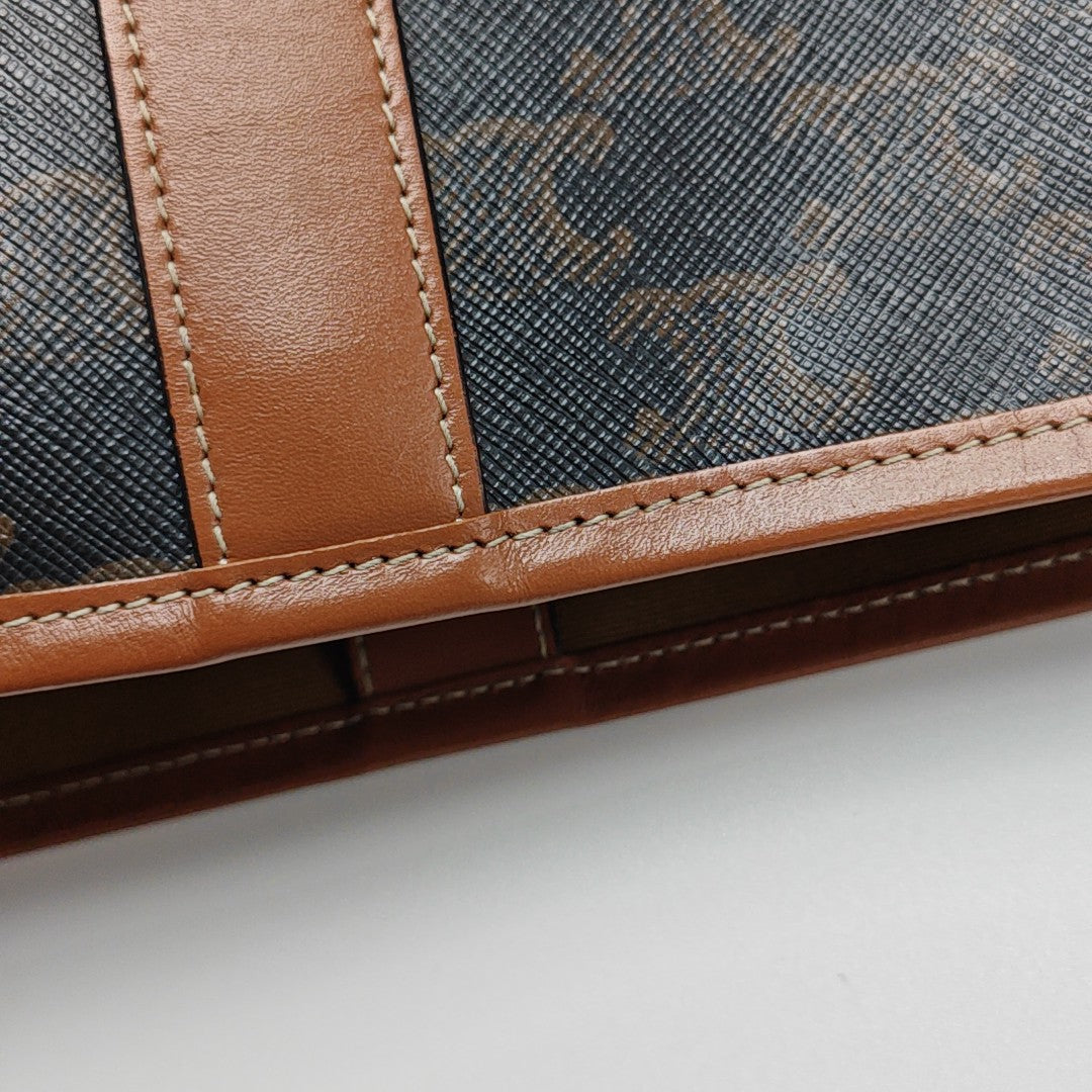 TRIOMPHE CANVAS Medium Coated Canvas Black