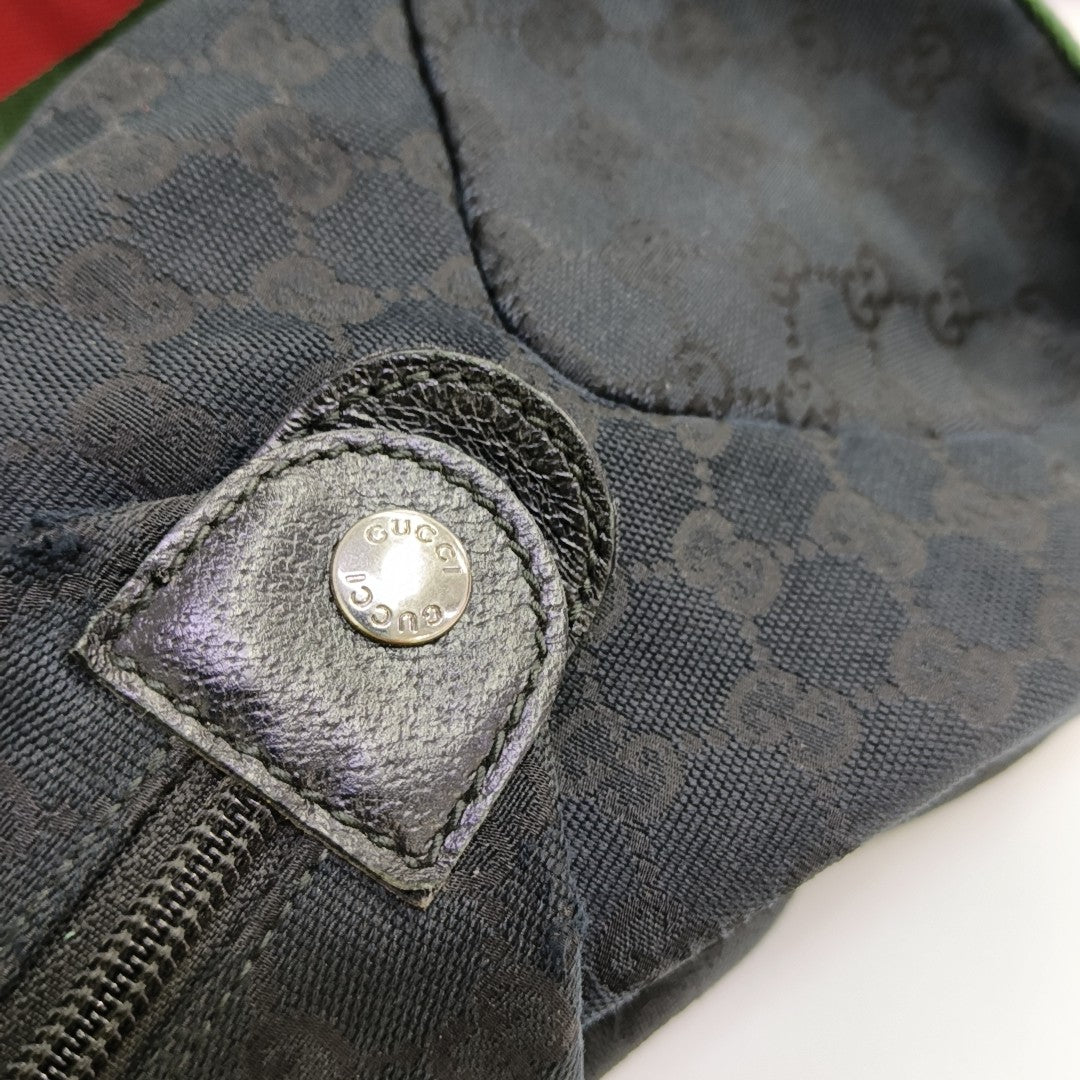 Monogram Canvas Top Handle Bag Black