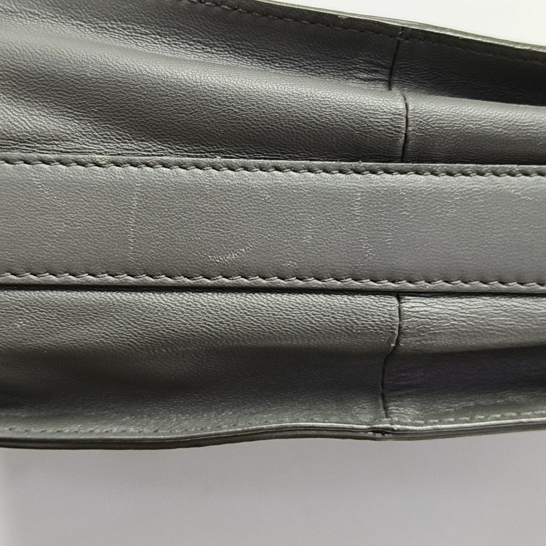 Calfskin Shoulder Bag Gray