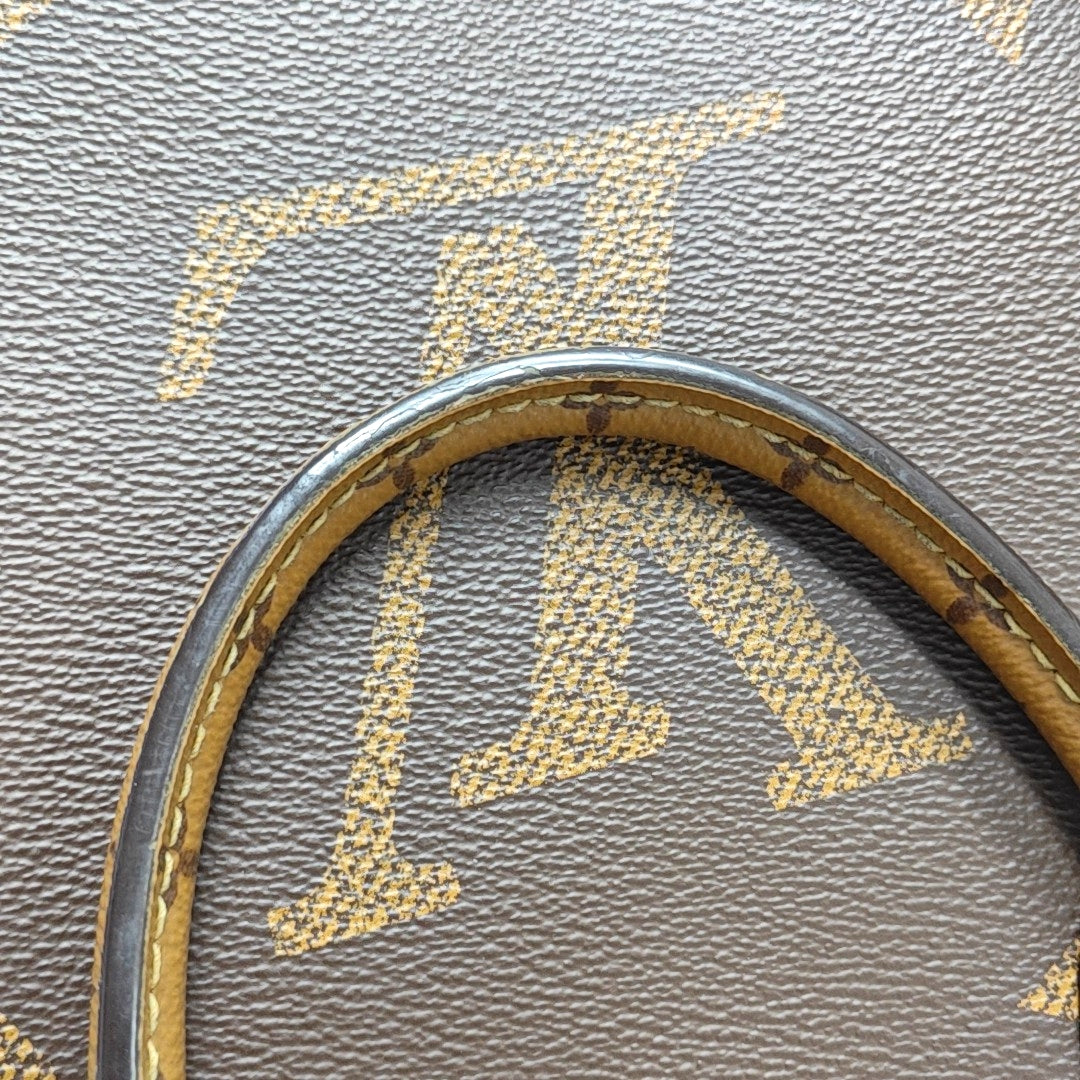ONTHEGO MM Monogram Coated Canvas Brown