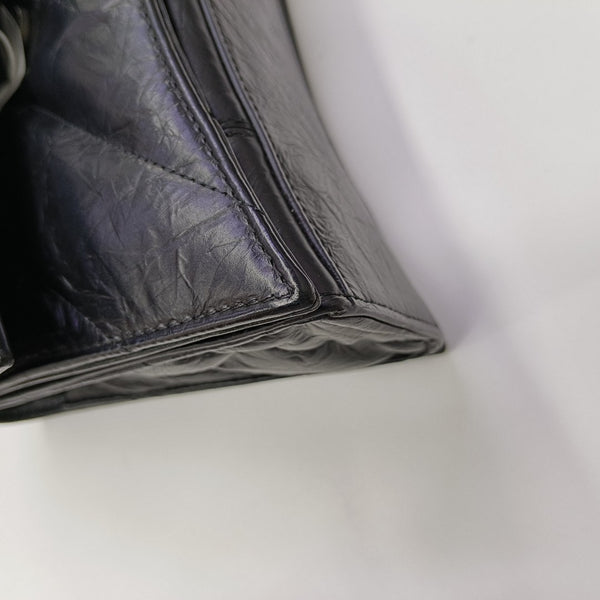 Crush Small Quilted Calfskin Black