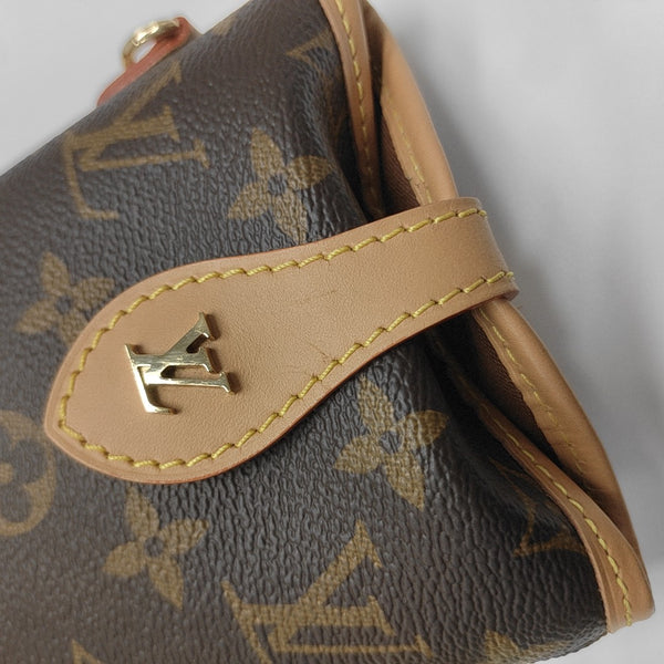 FOLD ME Monogram Coated Canvas Brown