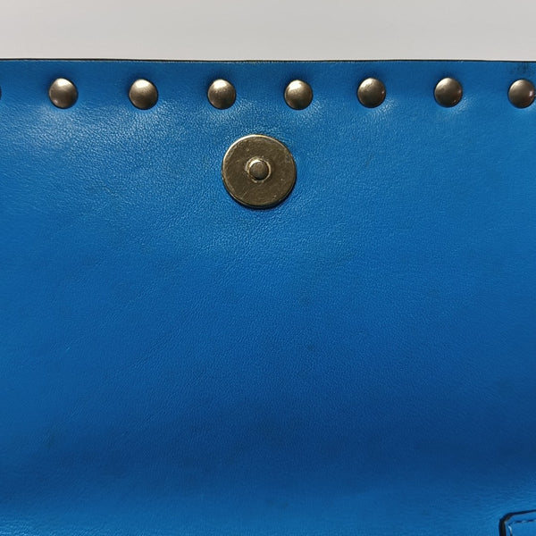 Rockstud Calfskin Blue