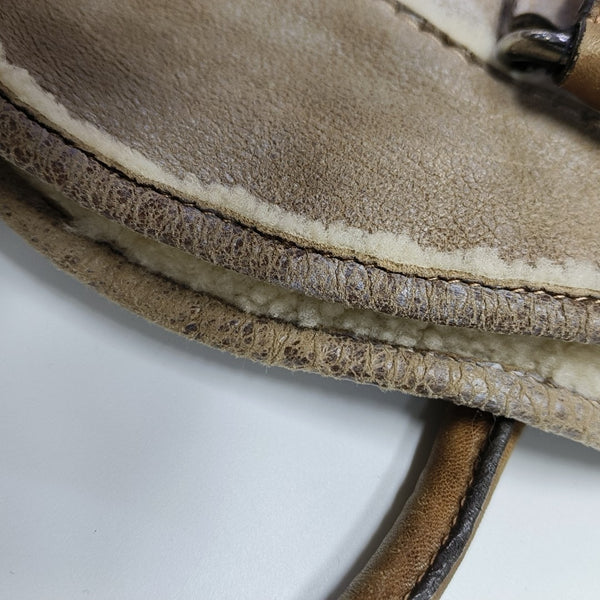 Quilted Sheepskin Brown