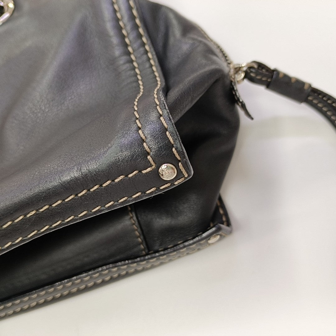 Calfskin Tote Bag Black
