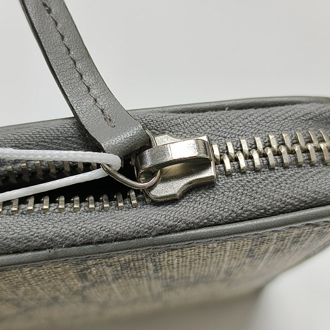 Monogram Coated Canvas Wallet Beige