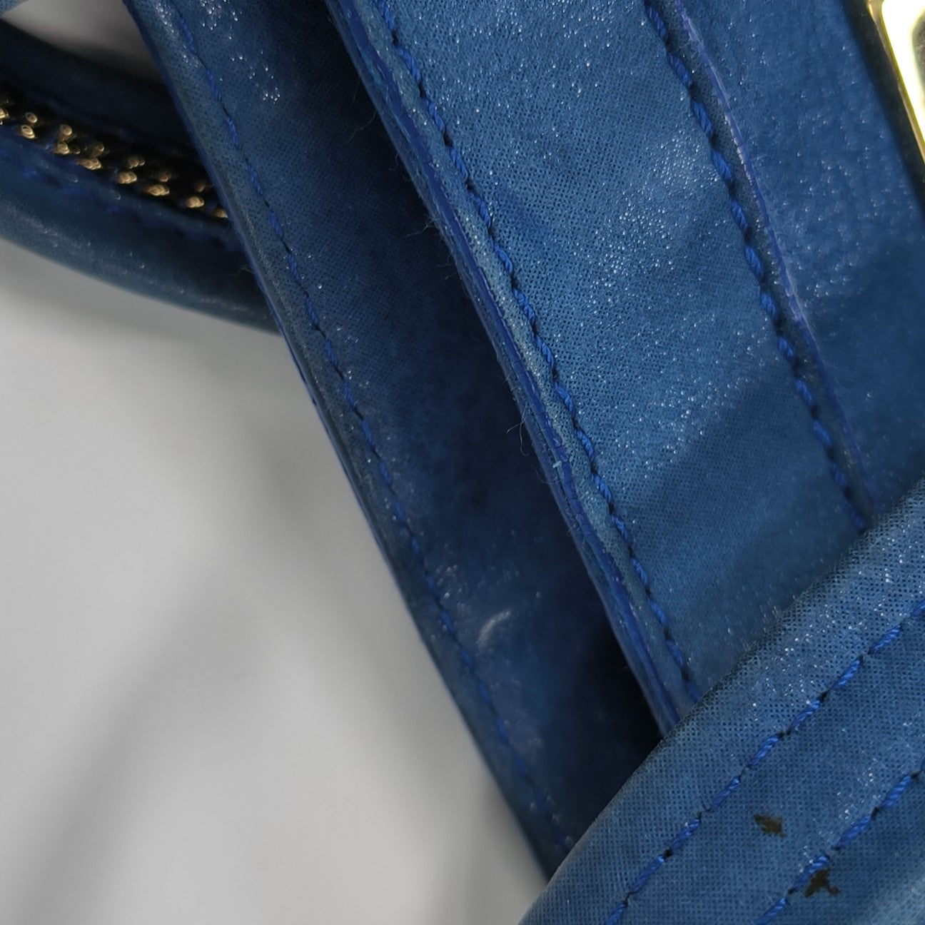 Calfskin Tote Bag Blue