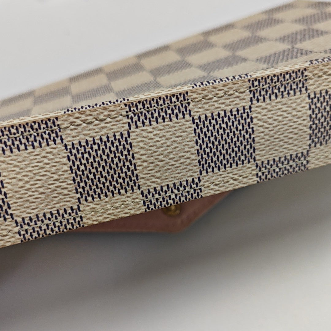 FÉLICIE Damier Azur Coated Canvas White