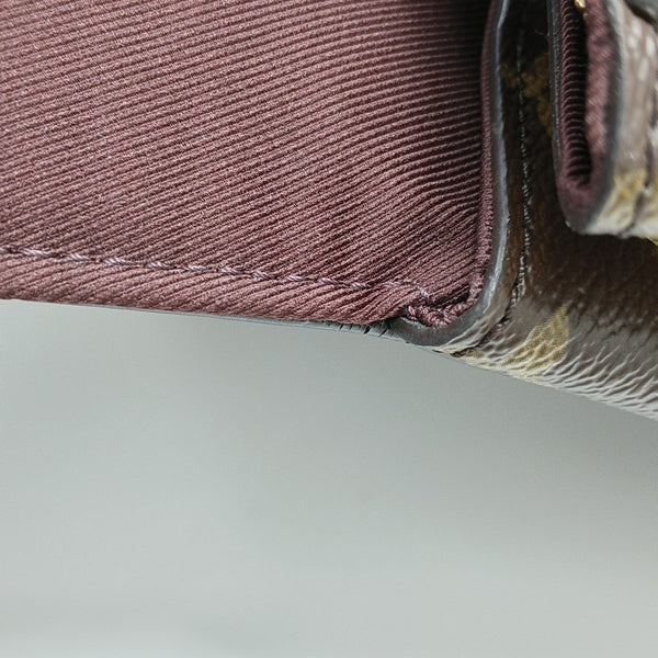 CLUNY MM Monogram Coated Canvas Brown