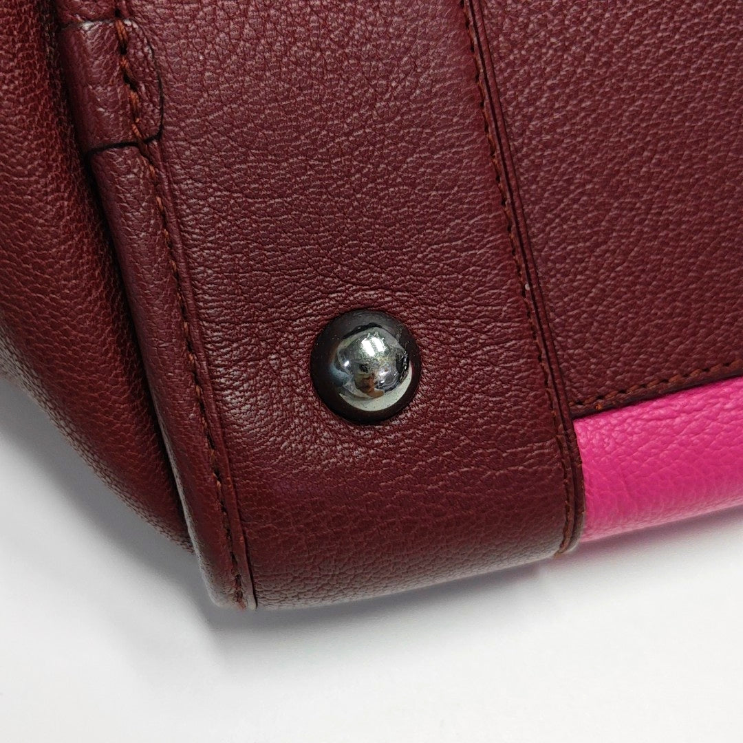 Authenticated pre-owned  Amazona Calfskin Red - Tote Bag at Looply