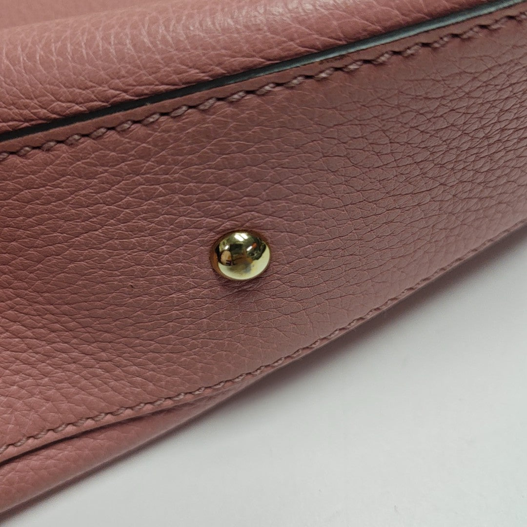 Bamboo 1947 Small Calfskin Pink