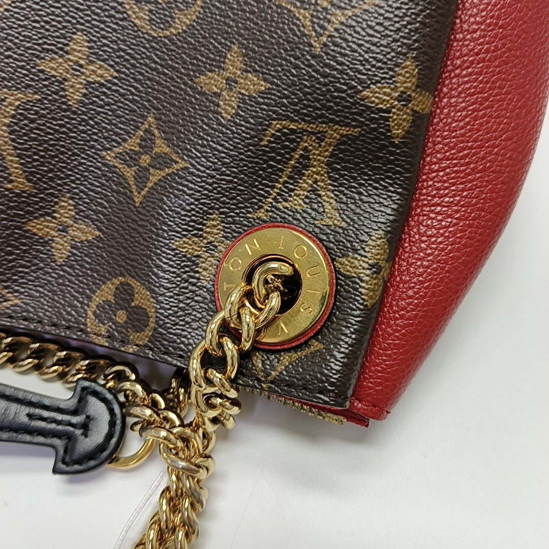 SURENE BB Monogram Coated Canvas Brown