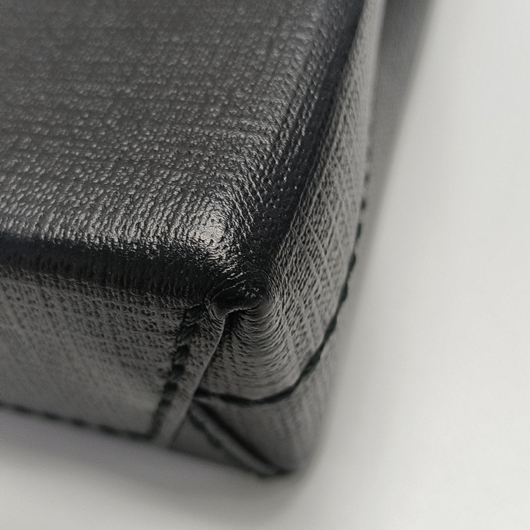 Shopping Bag Calfskin Black