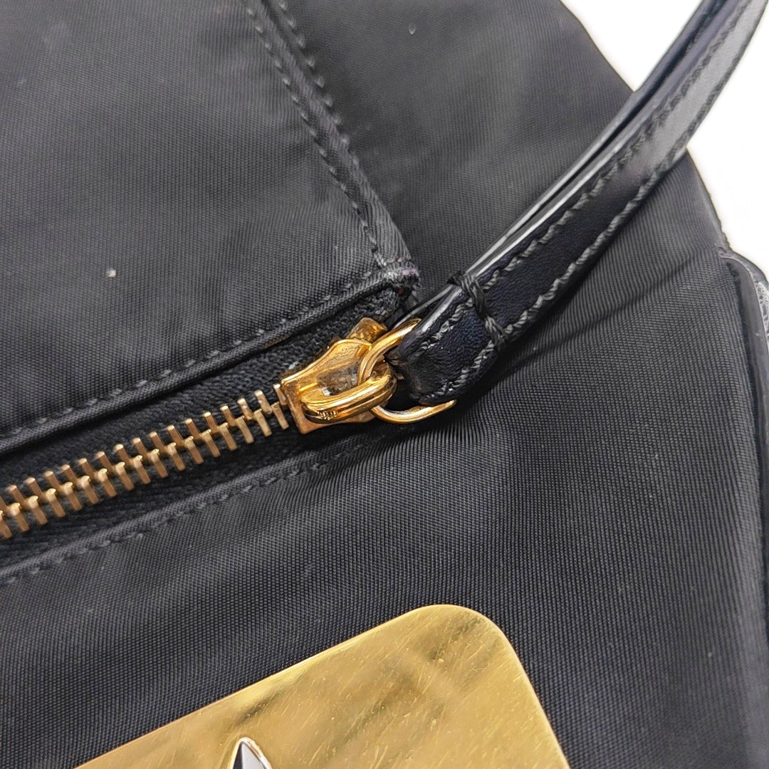 Authenticated pre-owned  Monster Nylon Black - Backpack at Looply