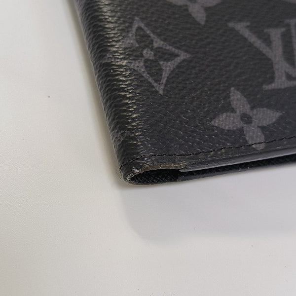 Monogram Coated Canvas Wallet Gray