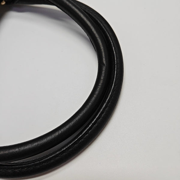 Abbey Calfskin Black