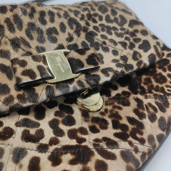 Horsehair Shoulder Bag Brown