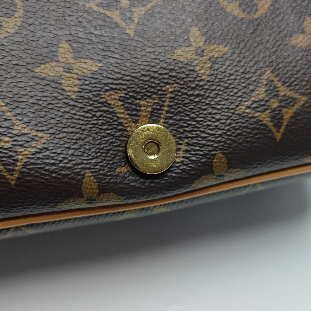 DIANE Monogram Coated Canvas Brown