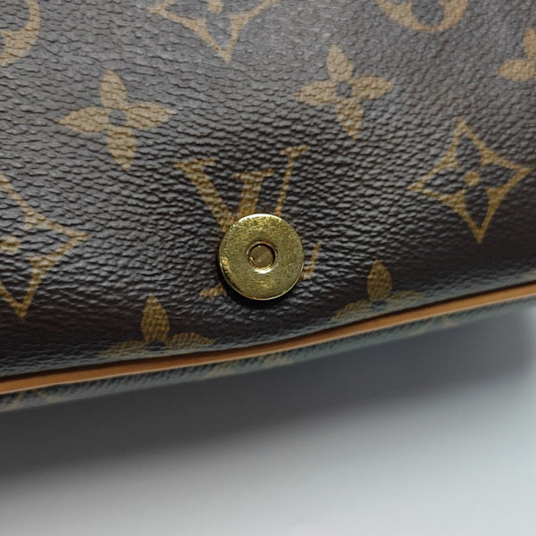 DIANE Monogram Coated Canvas Brown