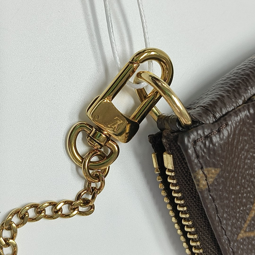 ACCESSOIRES Mini Monogram Coated Canvas Brown