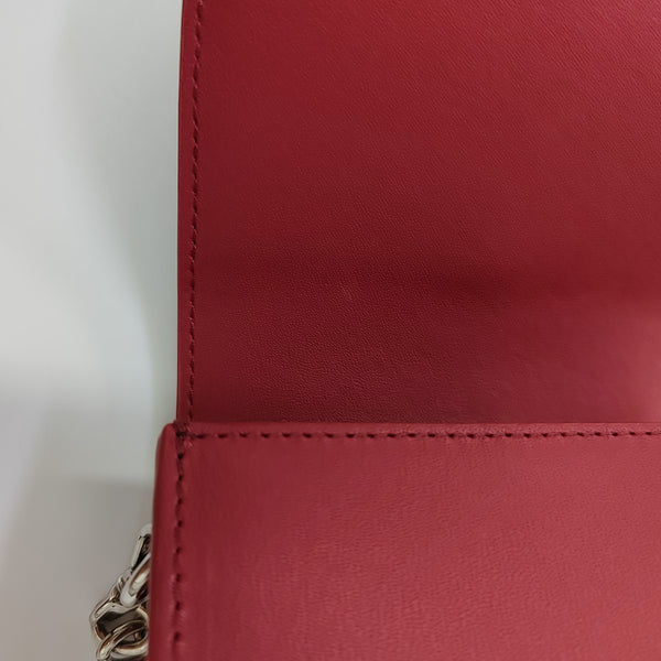 Calfskin Shoulder Bag Red
