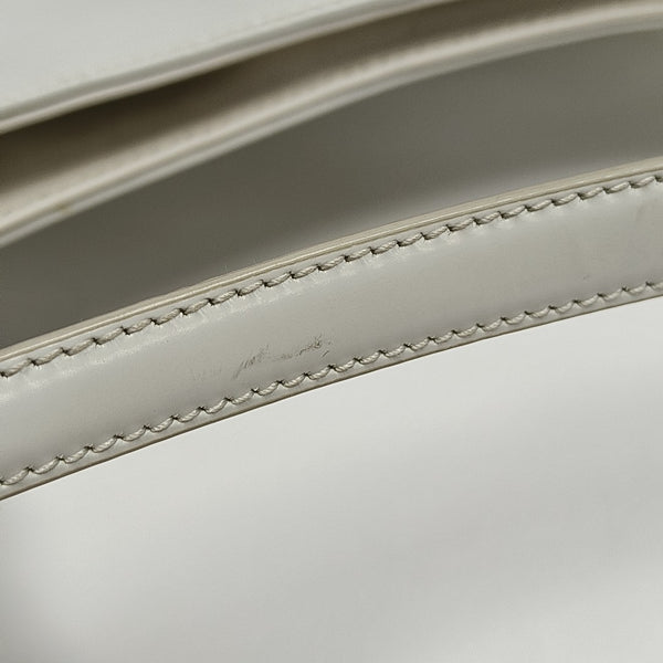 Cleo Saffiano Calfskin White