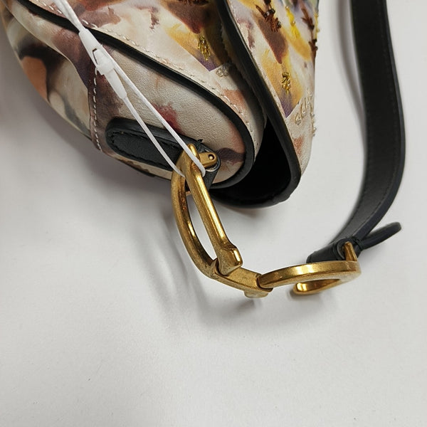 Saddle Mini Calfskin Multicolor