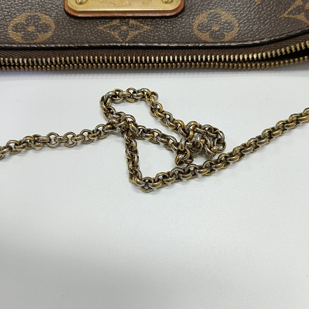 EVA Monogram Coated Canvas Brown