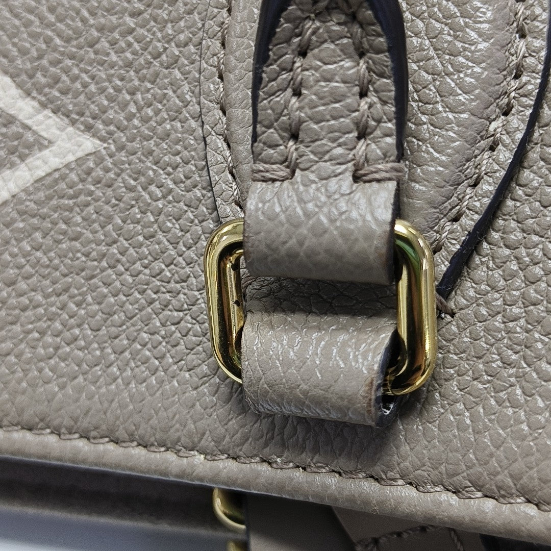 ONTHEGO MM Monogram Calfskin Gray