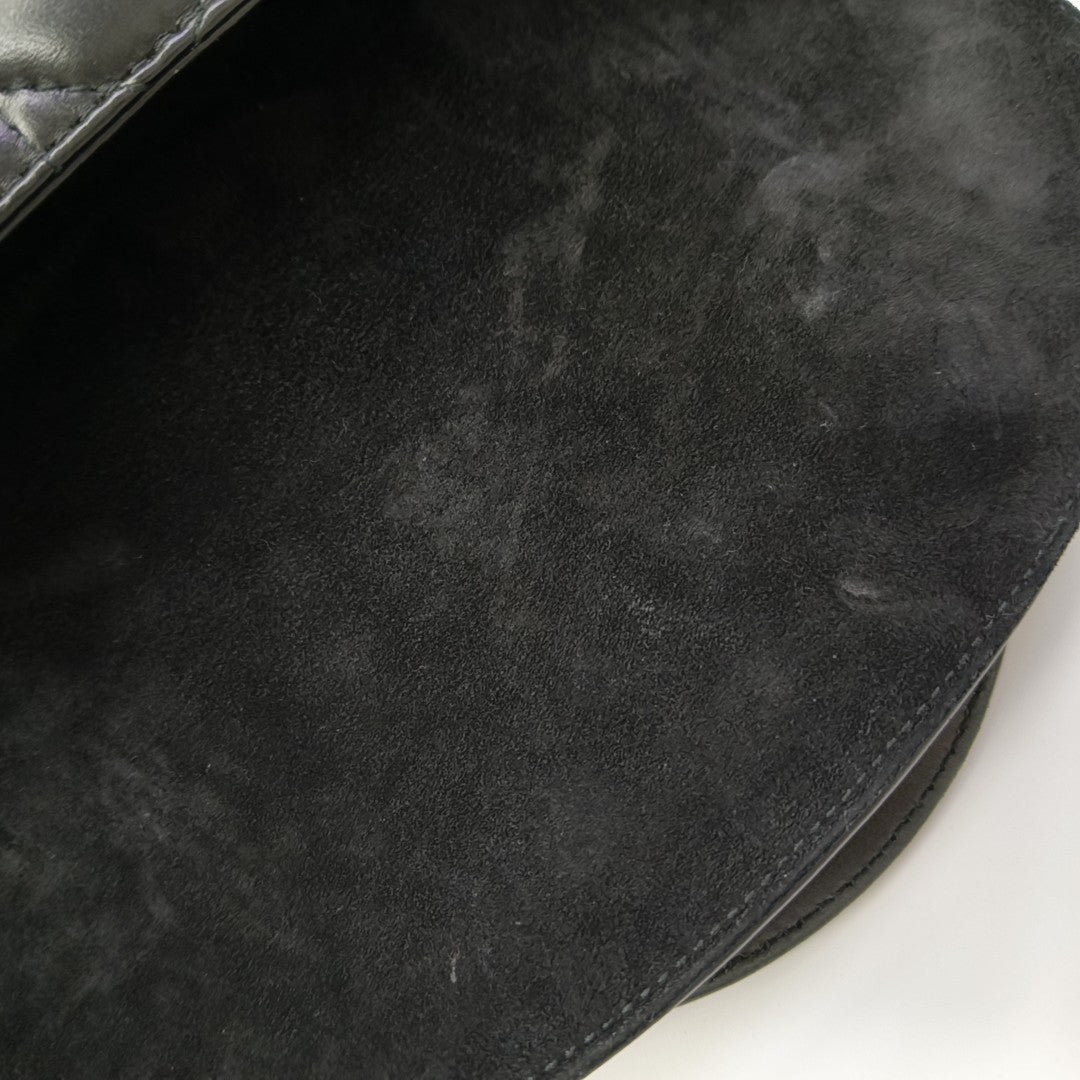 Lady Dior Medium Cannage Calfskin Black