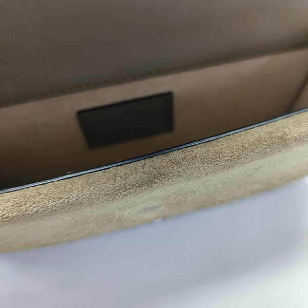 Dionysus Super Mini Monogram Coated Canvas Beige