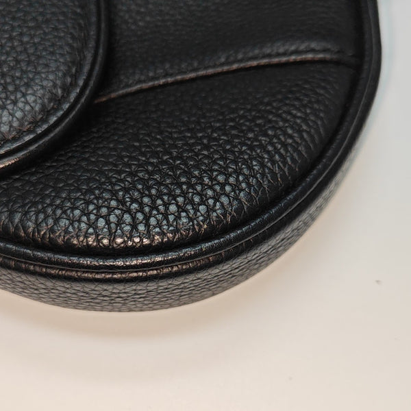 Saddle Mini Calfskin Black