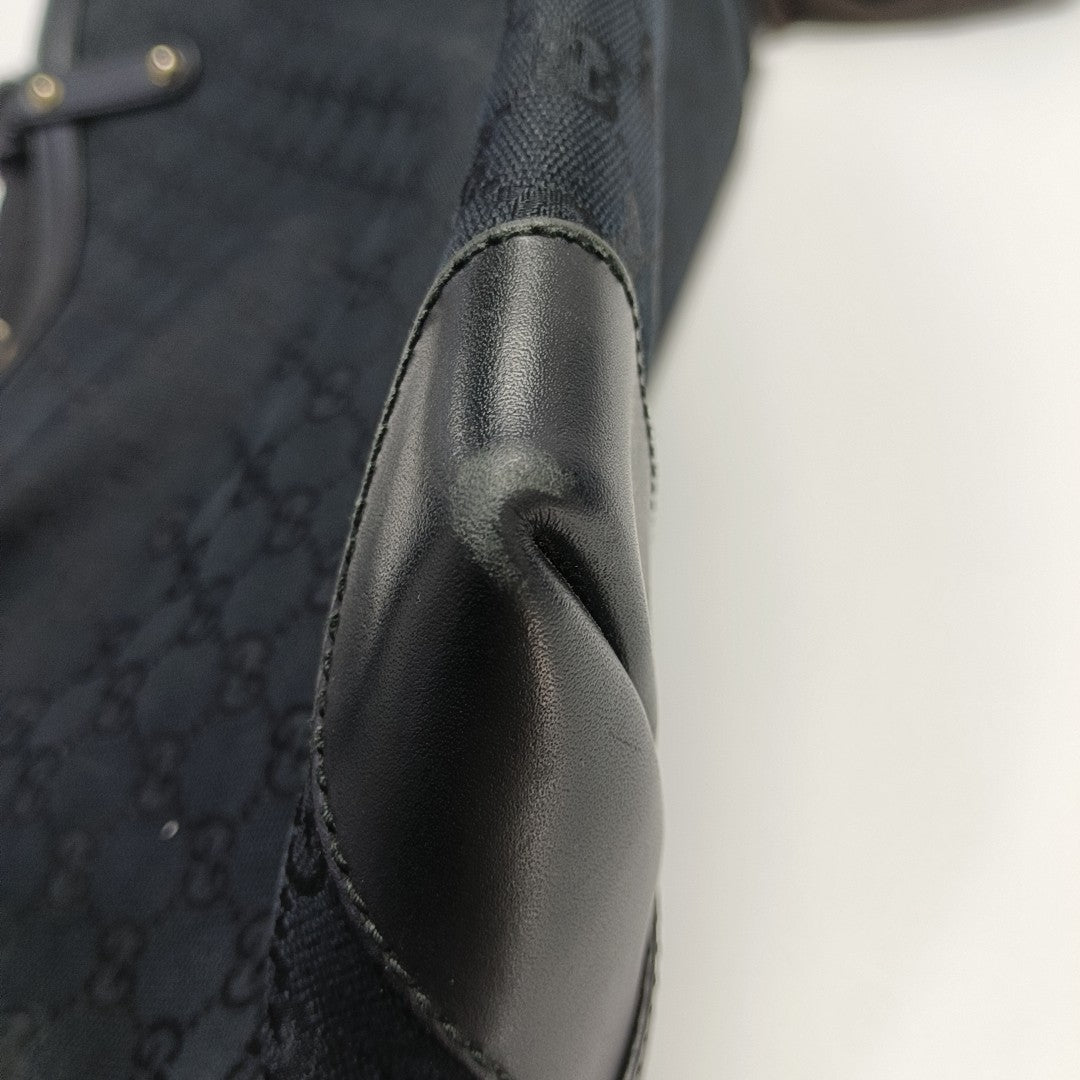 Monogram Canvas Top Handle Bag Black