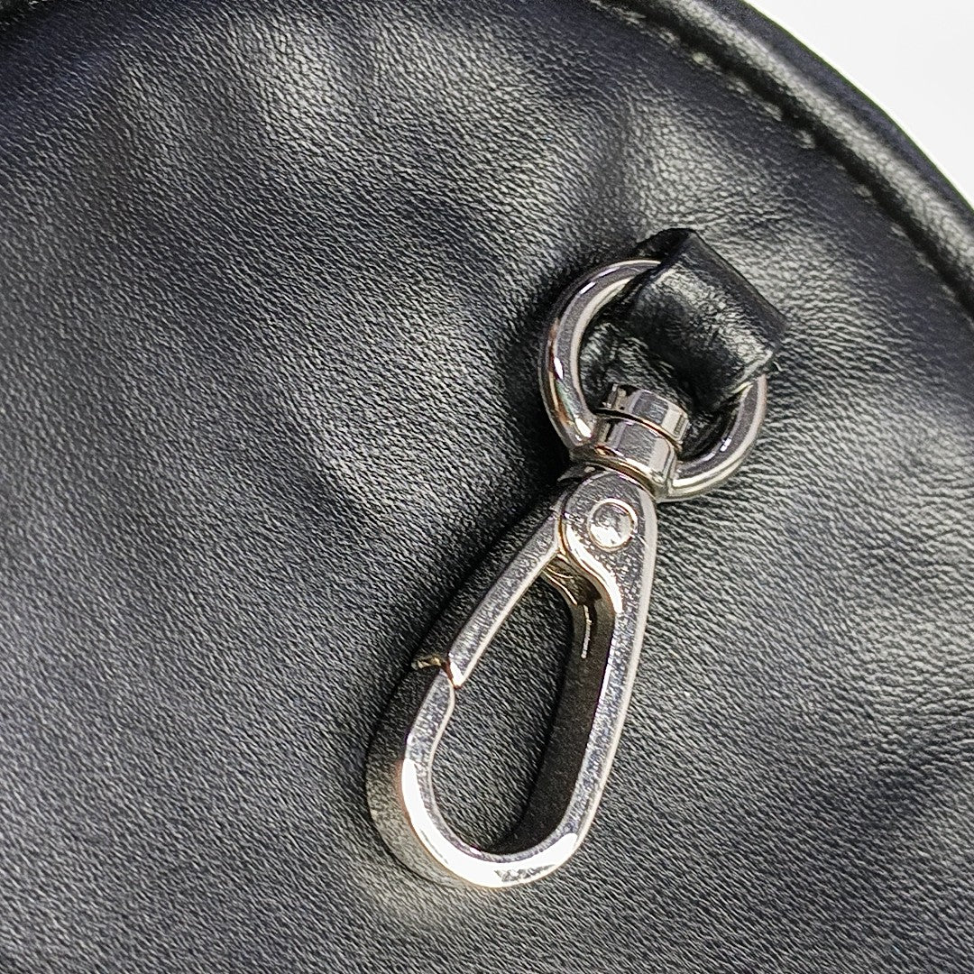 Matelassé Quilted Calfskin Black