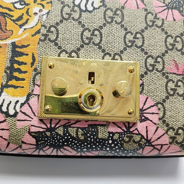 Authenticated pre-owned  Padlock Small Monogram Coated Canvas Multicolor - Shoulder Bag at Looply