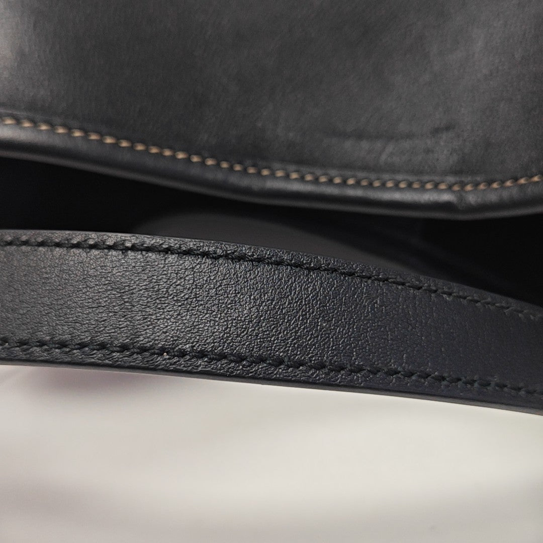 GG Emblem Mini Calfskin Black