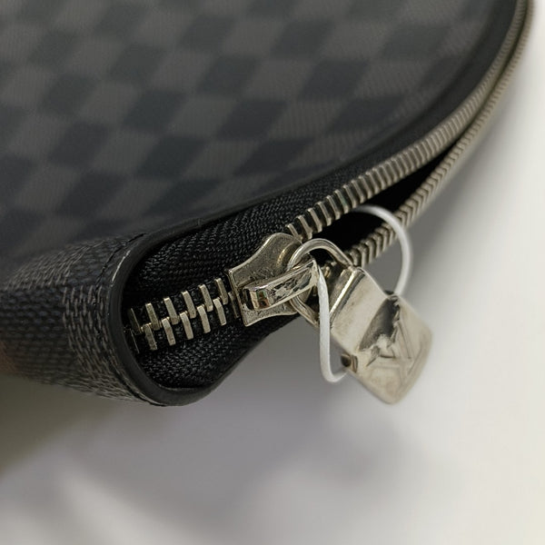 Pochette Jour PM Damier Graphite Coated Canvas Gray
