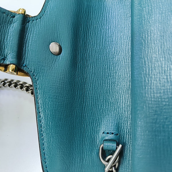 Dionysus Super Mini Calfskin Blue