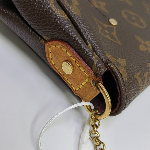 FAVORITE PM Monogram Coated Canvas Brown