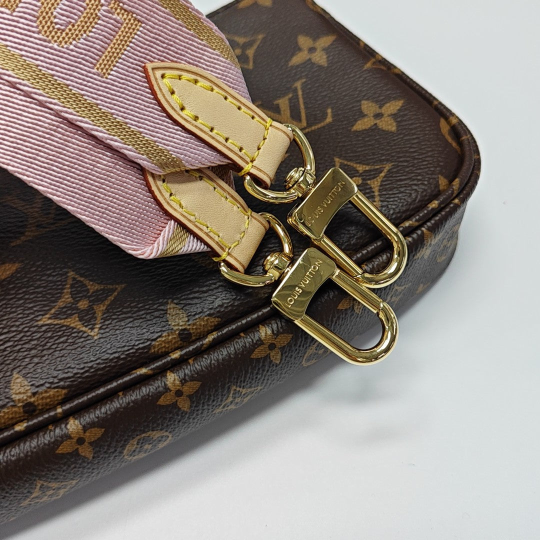 MULTI Monogram Coated Canvas Brown