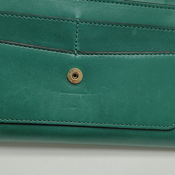 SERPENTI FOREVER Calfskin Green Wallet