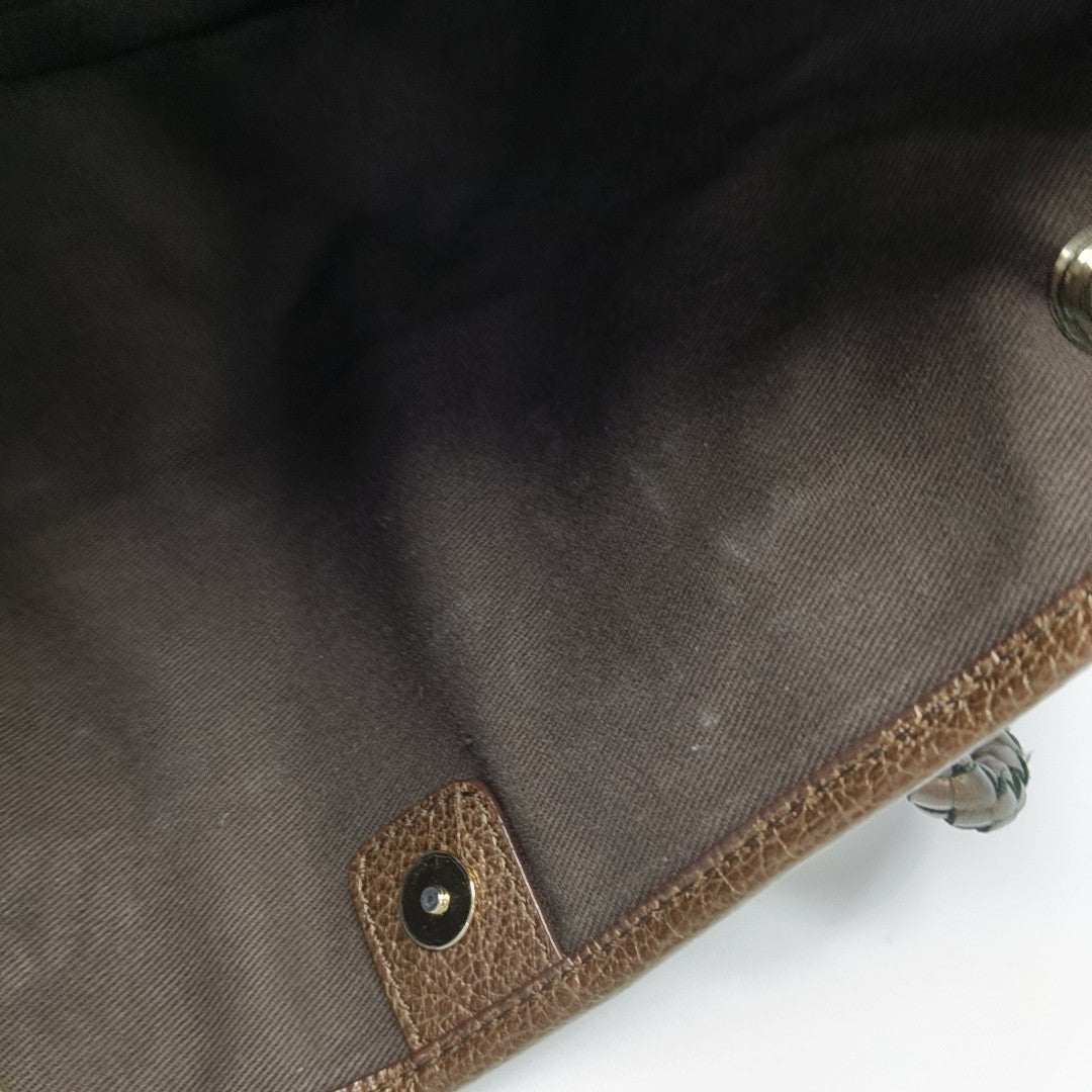 Canvas Top Handle Bag Beige